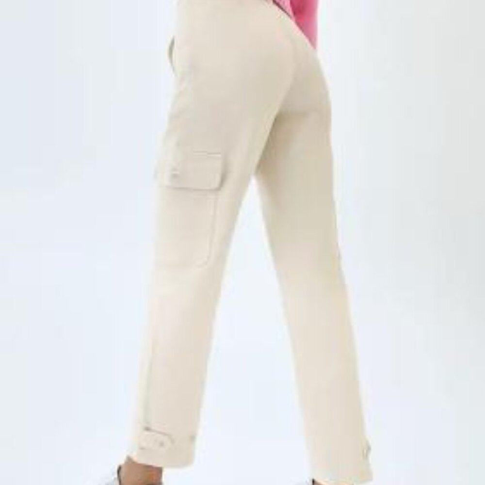 Wilfred Free Modern Cargo Pants High Waist NWOT Beige Size 10